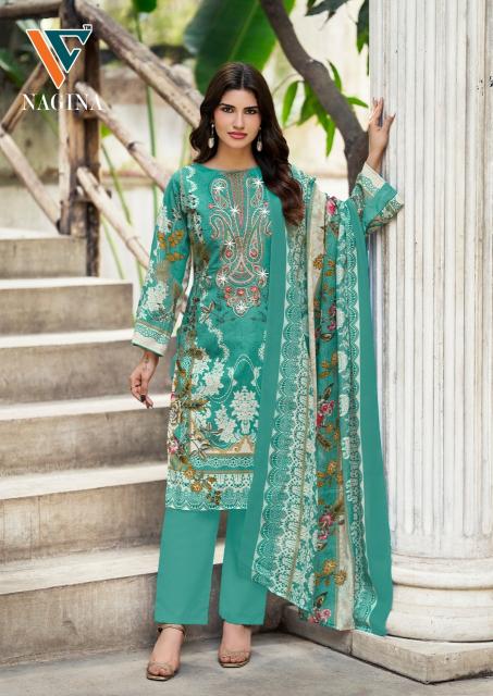 Vandana nagina vol-12 work dress material wholesale